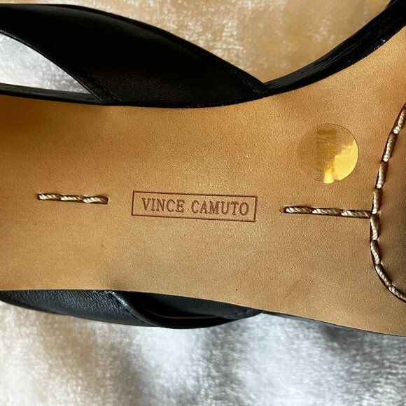 Vince Camuto Black Slingback Heels 8.5M - Picture 6 of 7